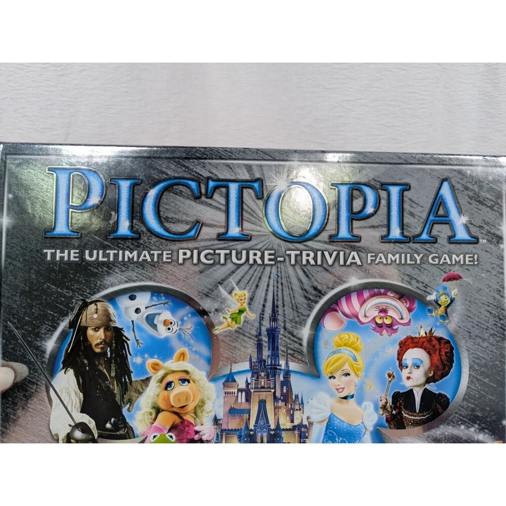 Pictopia Picture Trivia Disney Edition Board Game2-6 Players Age7+